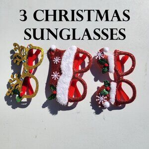 NEW Sunglasses Christmas Holiday Birthday Party Stocking Stuffer Party Favors  F